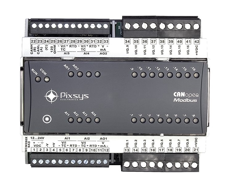 Analogue to Modbus